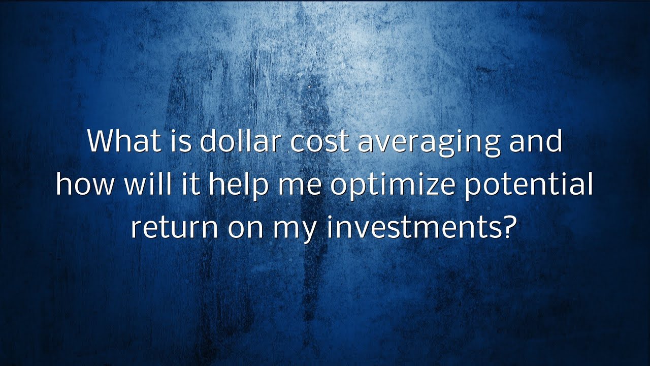 Dollar Cost Averaging - Diminishing the impact of market volatility