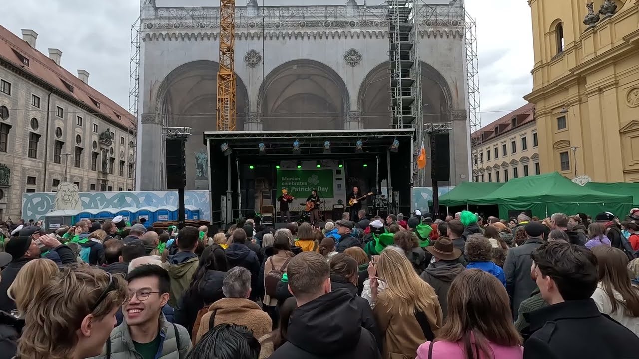 St. Patrick’s Day Pre-Parade-Party auf dem Odeonsplatz München 2026