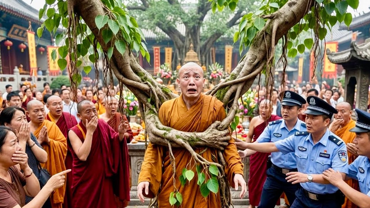 Cây Bồ Đề Quấn Chặt Sư Thầy Khi Đang Làm Lễ Trai Đàn Tại Chùa An Yến Trung Quốc - Hé Lộ Bí Mật Sợ ?