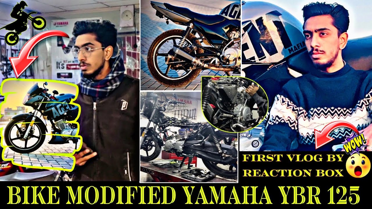 Turning My Yamaha YBR into a Beast | Full Bike Modification Vlog | Reaction Box | First Vlog