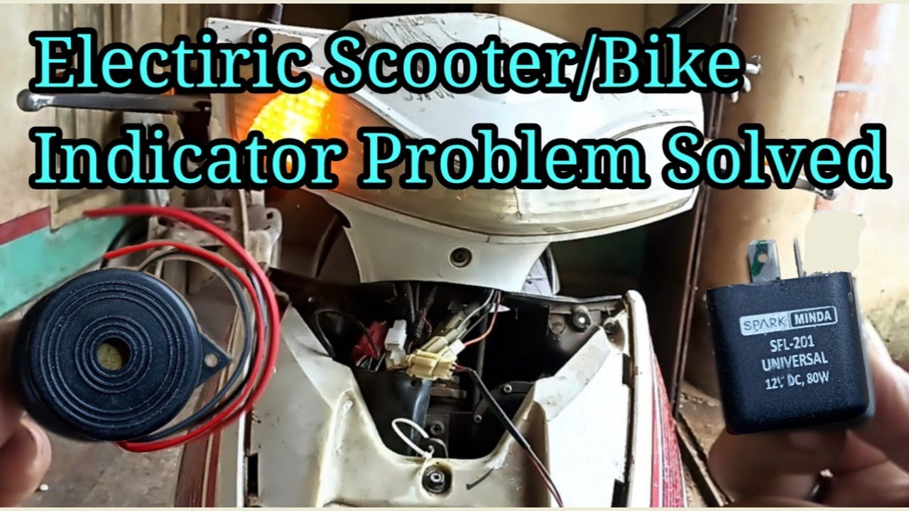 Electiric scooter Indicator problem solved in all bikes and electric scooter technical help mk