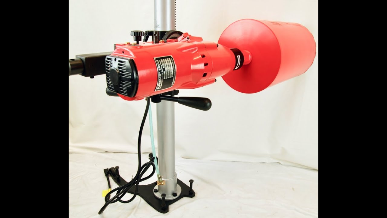 Drill concrete at any angle! BLUEROCK Telescopic Core Drill Model 10Z1TEL