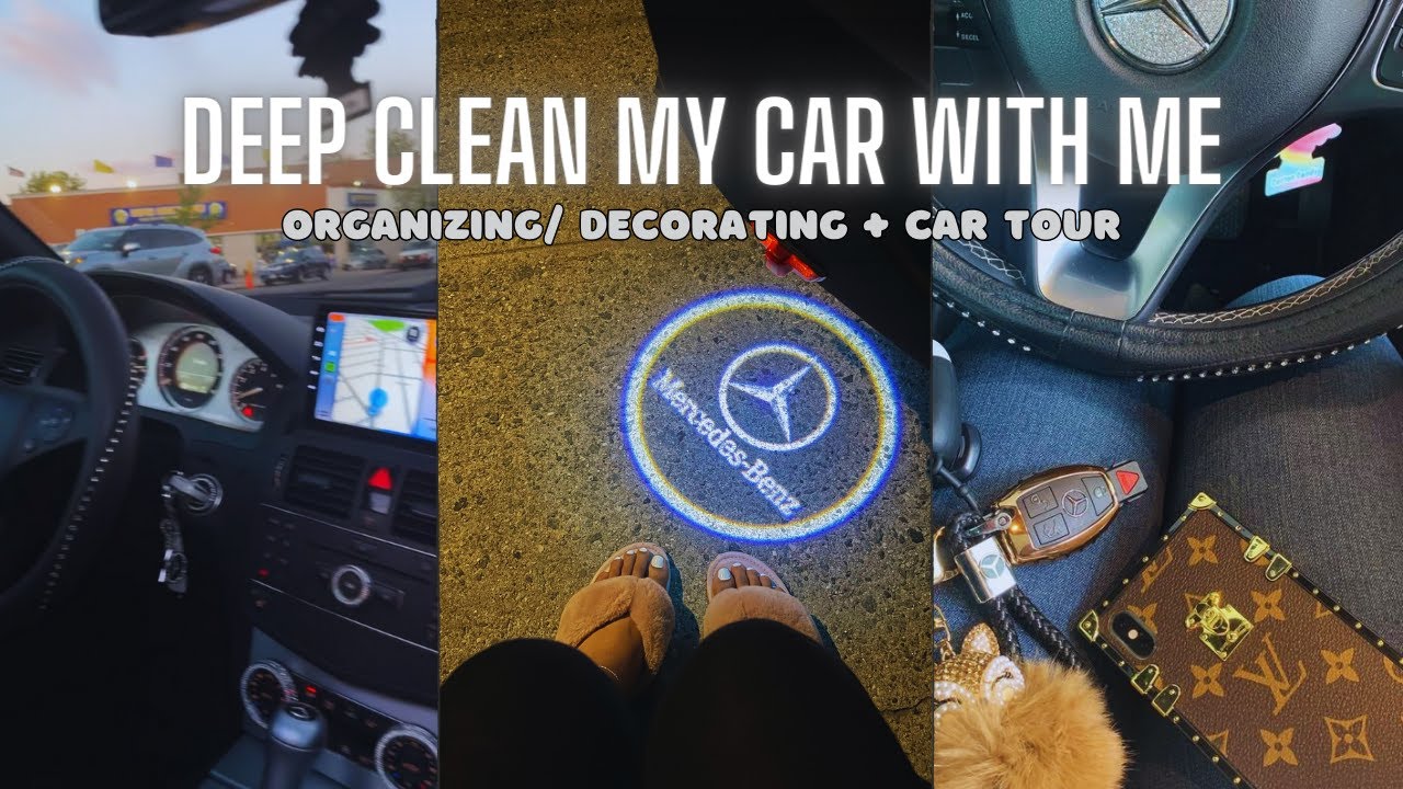 Clean & Decorate My Car With Me + Car Tour || Ayanna Janae
