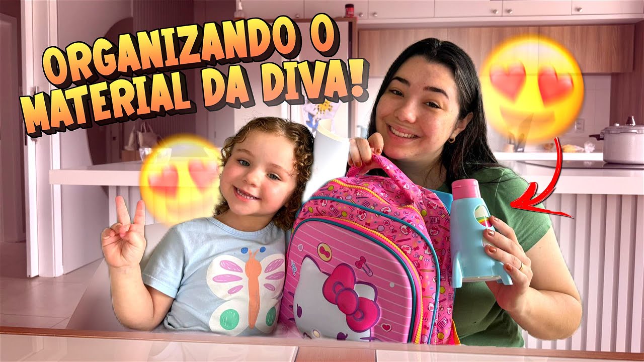 ORGANIZANDO material ESCOLAR DA DIVA 2025