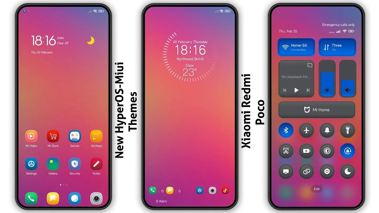 3 New HyperOS-MIUI Themes for Xiaomi,Redmi,Poco | 3 Best HyperOS-MIUI Themes