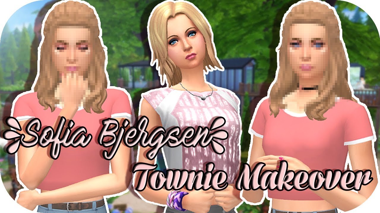 SOFIA BJERGSEN! // Sims 4: Townie Makeover #17