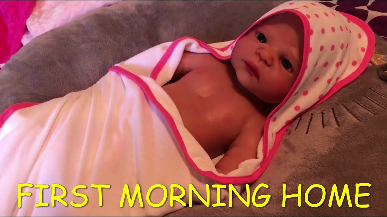 Novaleigh's First Morning Home Routine 🌞| Vollence 22-Inch Full Silicone Baby Girl Doll | Roleplay