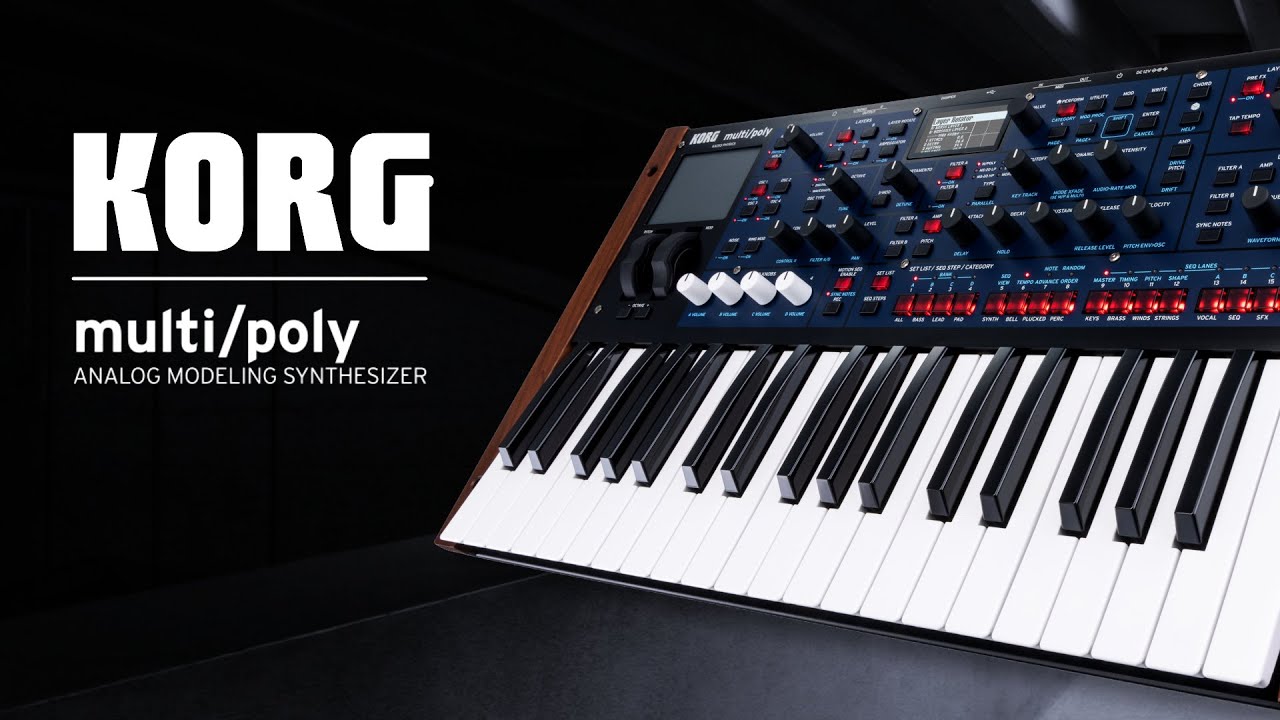 Korg multi/poly Demo: Custom Presets for Ambient, Techno and Electronica: Parallax Sound Pack