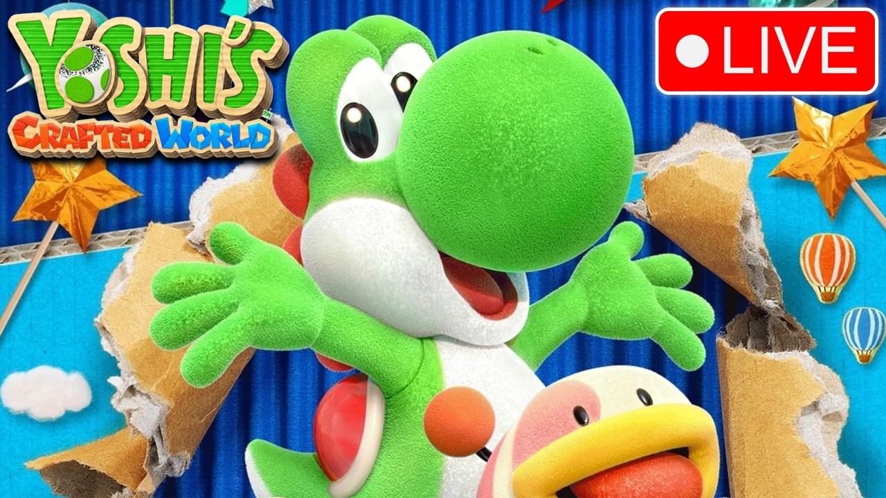 🔴LIVE 🔴🎮🔥 Yoshi’s Crafted World on Nintendo Switch 🔥🎮 PART 2