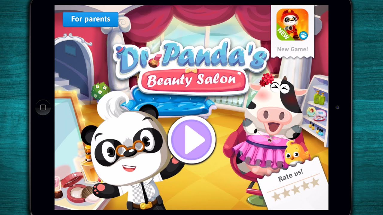 🍭 Dr. Panda's Beauty Salon - Beauty Game App for anyone 2 and up! - iPhone/iPad/Android