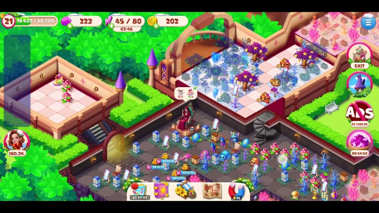 🎮 FINALLY!! I got the Bird Landmark | Fairyland Merge & Magic - Level 21 (Part 15)