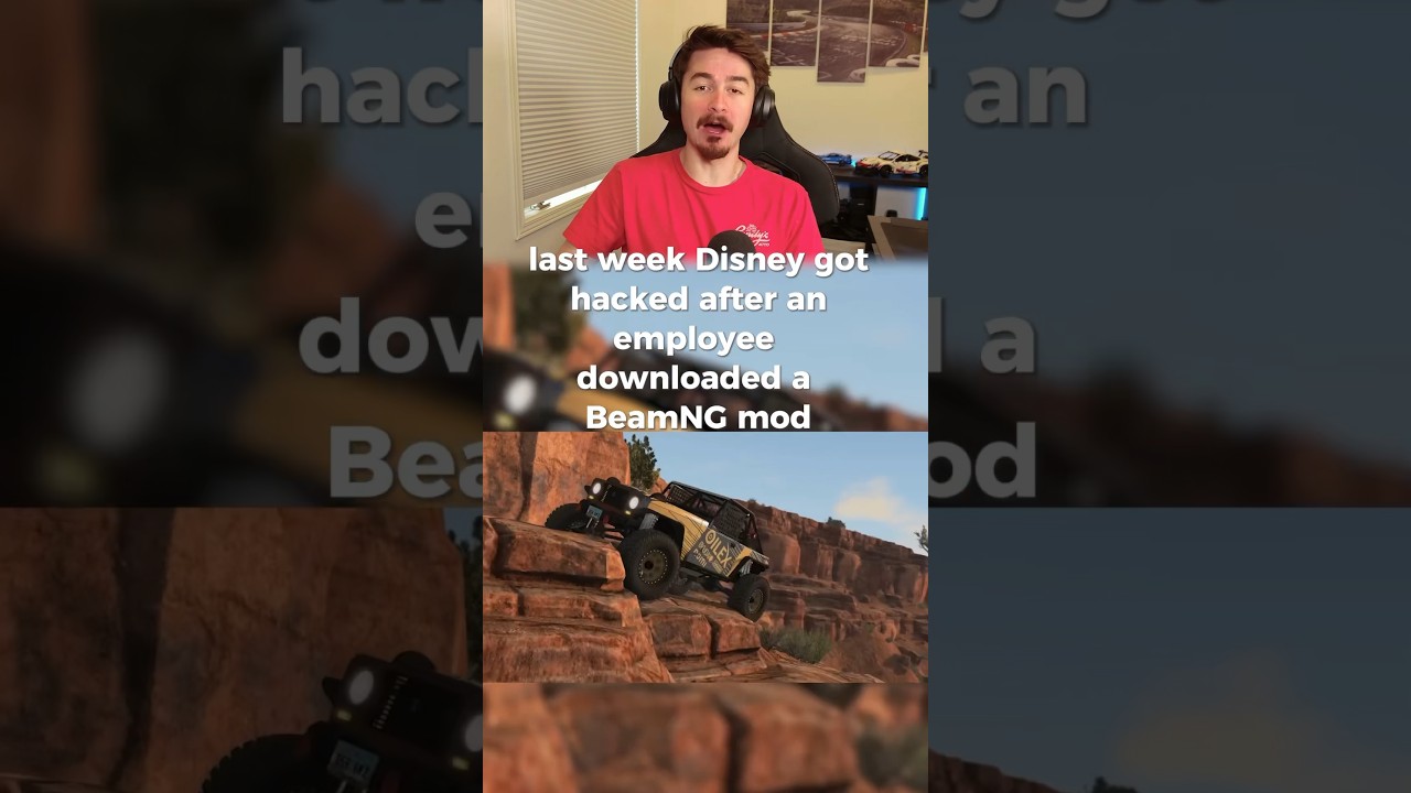 Модификация BeamNG взломала Disney 😳 #beamng