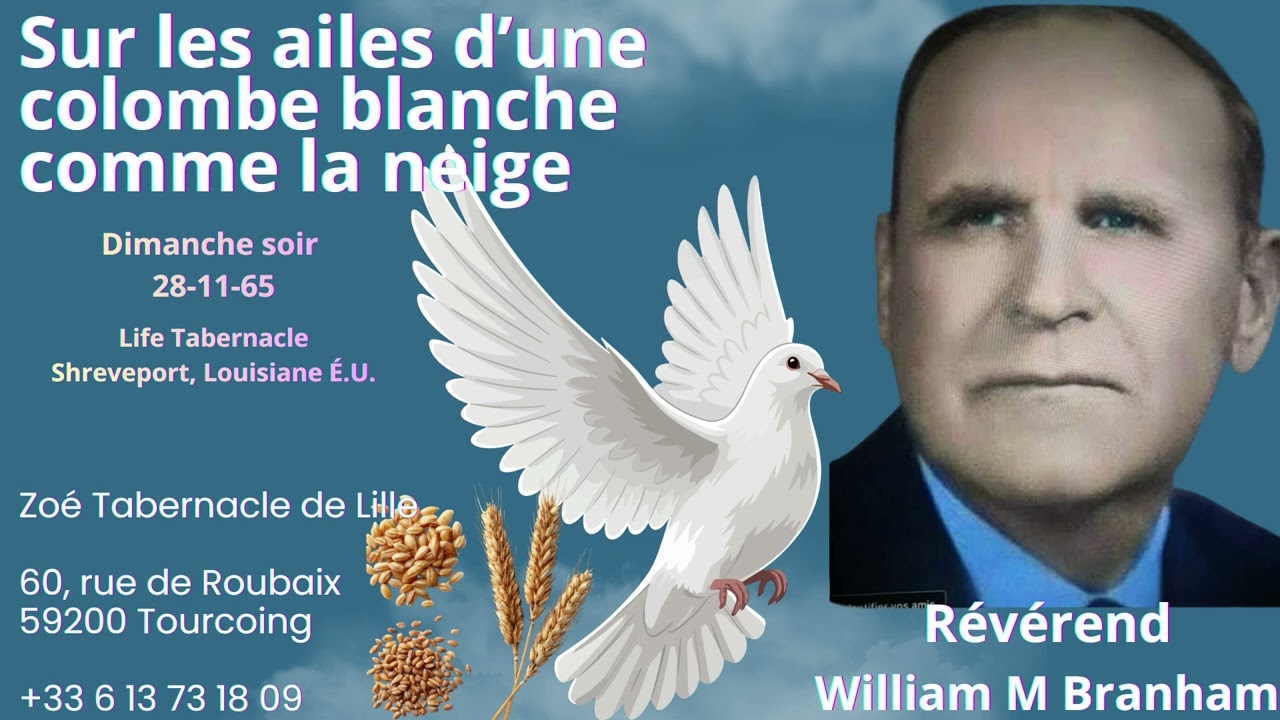 Sur les ailes d'une colombe blanche comme la neige le 28-11-1965 Dimanche soir 1