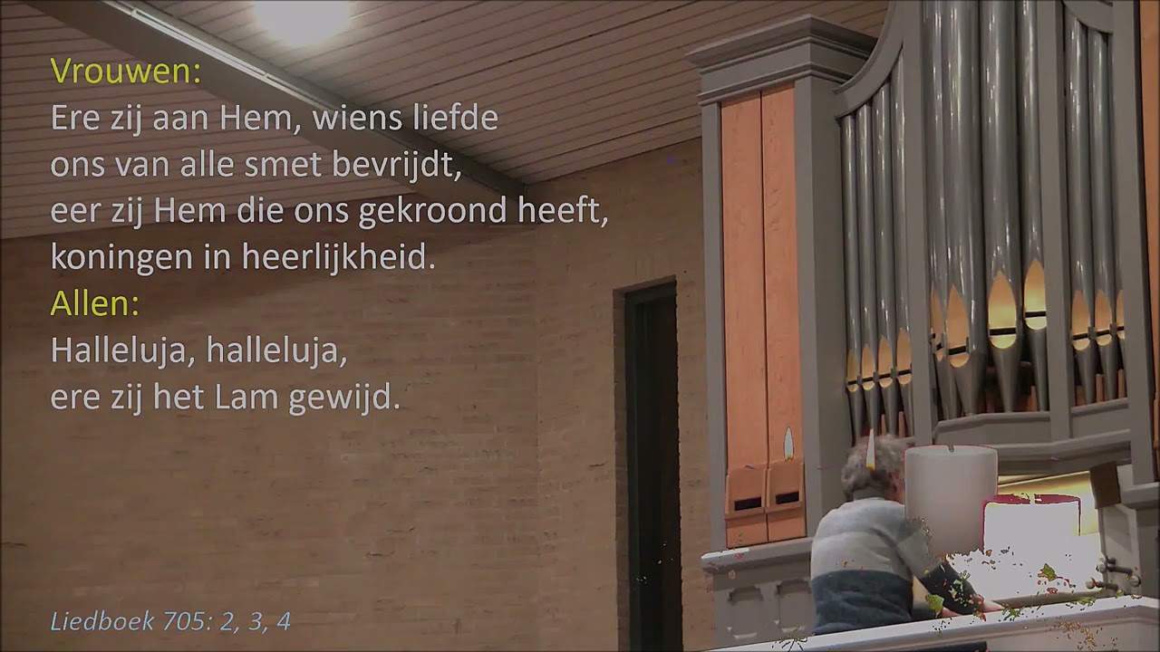 Lied 705 (Liedboek-2013) - Ere zij aan God de Vader (samenzang)