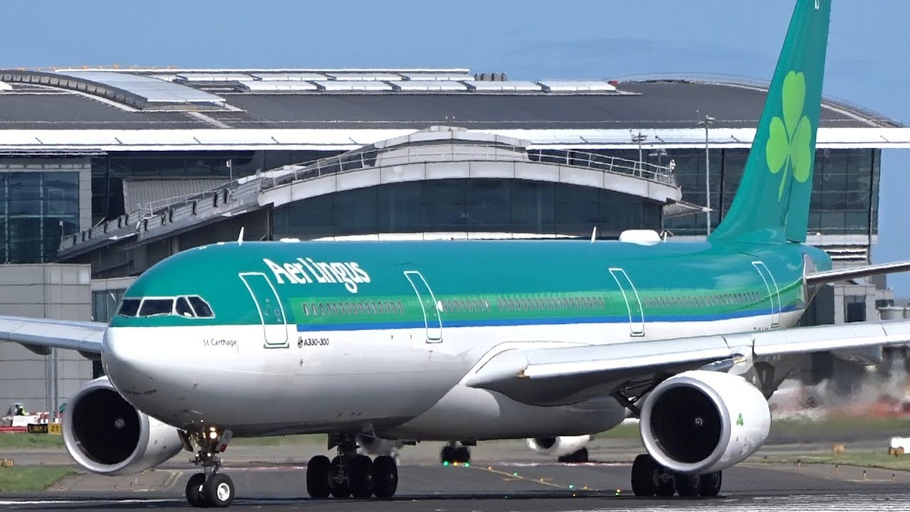 Dublin Airport HEAVIES ONLY Take Offs A350, A330, B777, B757, B767!