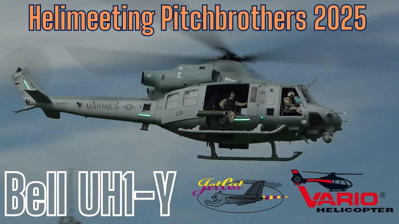 RC TURBINE HELICOPTER UH1-Y (Helitreffen Pitch Brothers 2025)