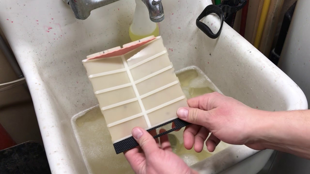 Cleaning nicotine off of jukebox title strip holders