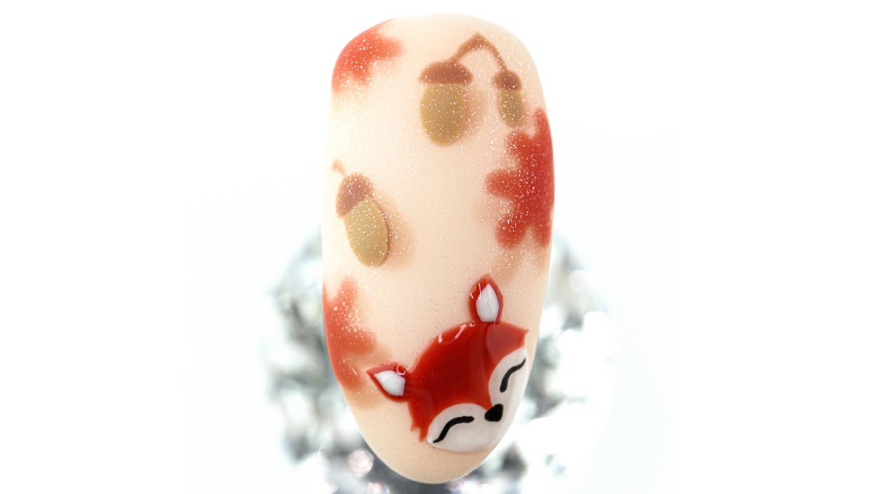 Jesienne paznokcie 🍁🍂  Zdobienie lis |  Autumn Nail Art Designs 🍁🍂