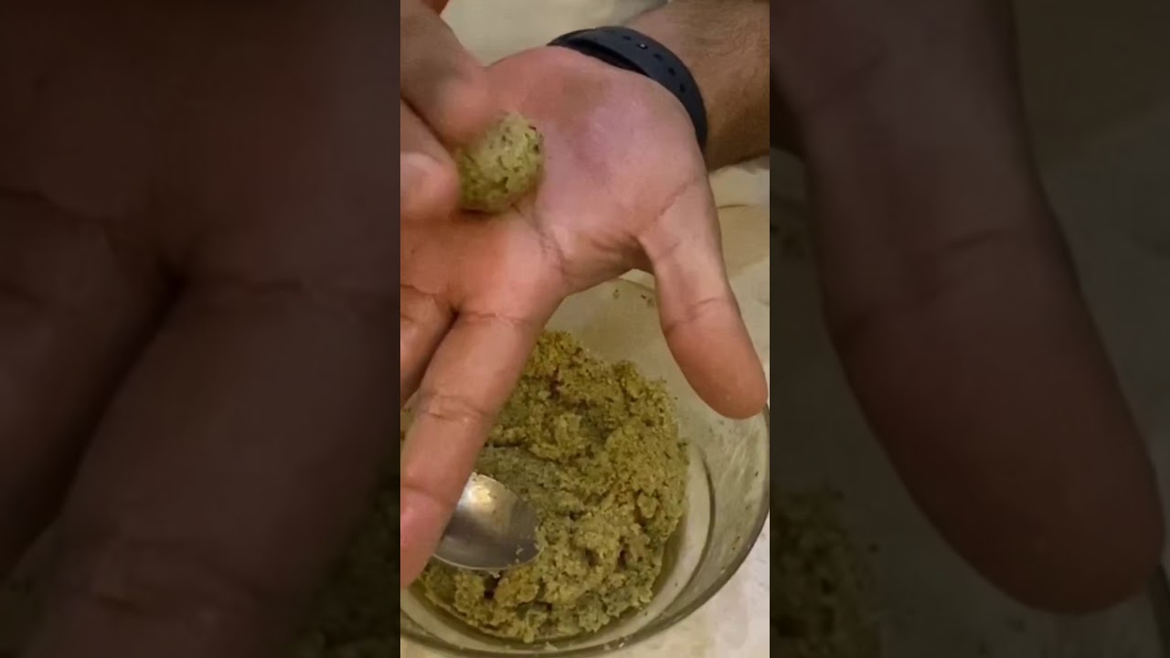 How to make falafel and tazatski dip | Middle Eastern delicacy | crispy chickpea snack|