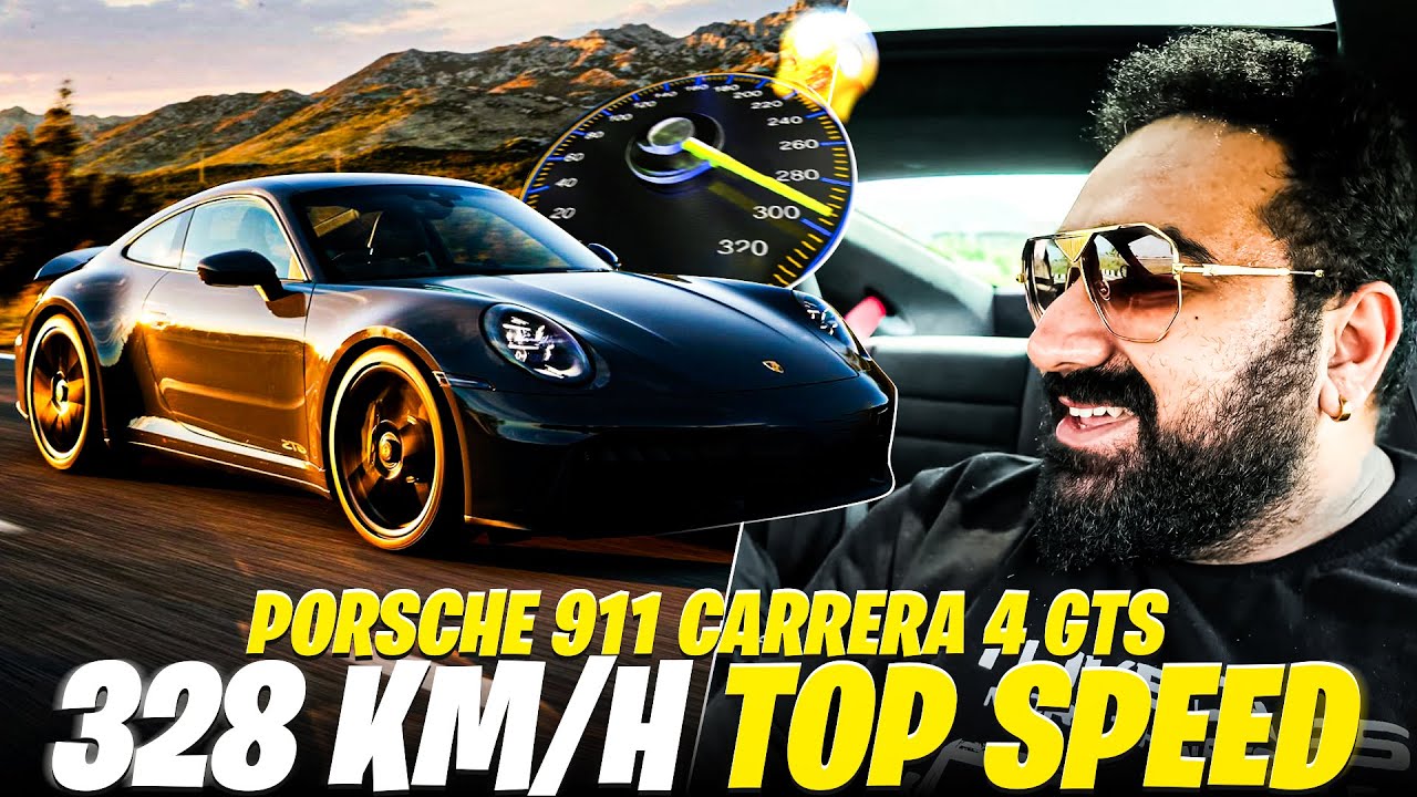 SUNDAY SUPERCAR DRIVE WITH A PORSCHE 911 CARRERA 4 GTS😍🔥|| 0-100 in 2.6 Seconds || ONE MAD SUPERCAR😍
