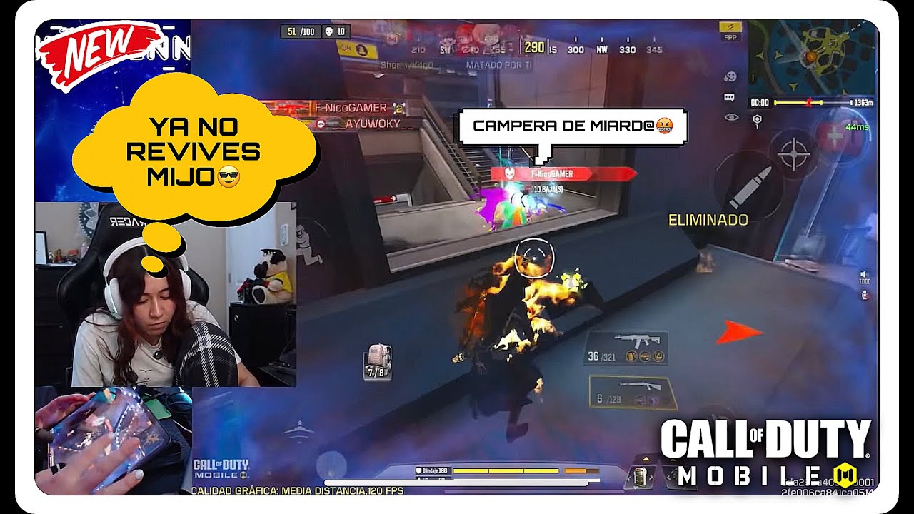 LA NIÑA JENNI HIZO ENOJAR a estos TÓXICOS CON SU AK117😂| CALL OF DUTY MOBILE |