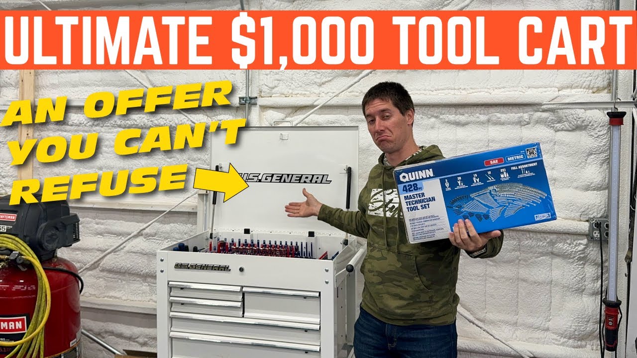 Бюджет в 1000 долларов на ВСЕ НУЖНЫЕ ВАМ ИНСТРУМЕНТЫ (и коробку) *Harbor Freight*