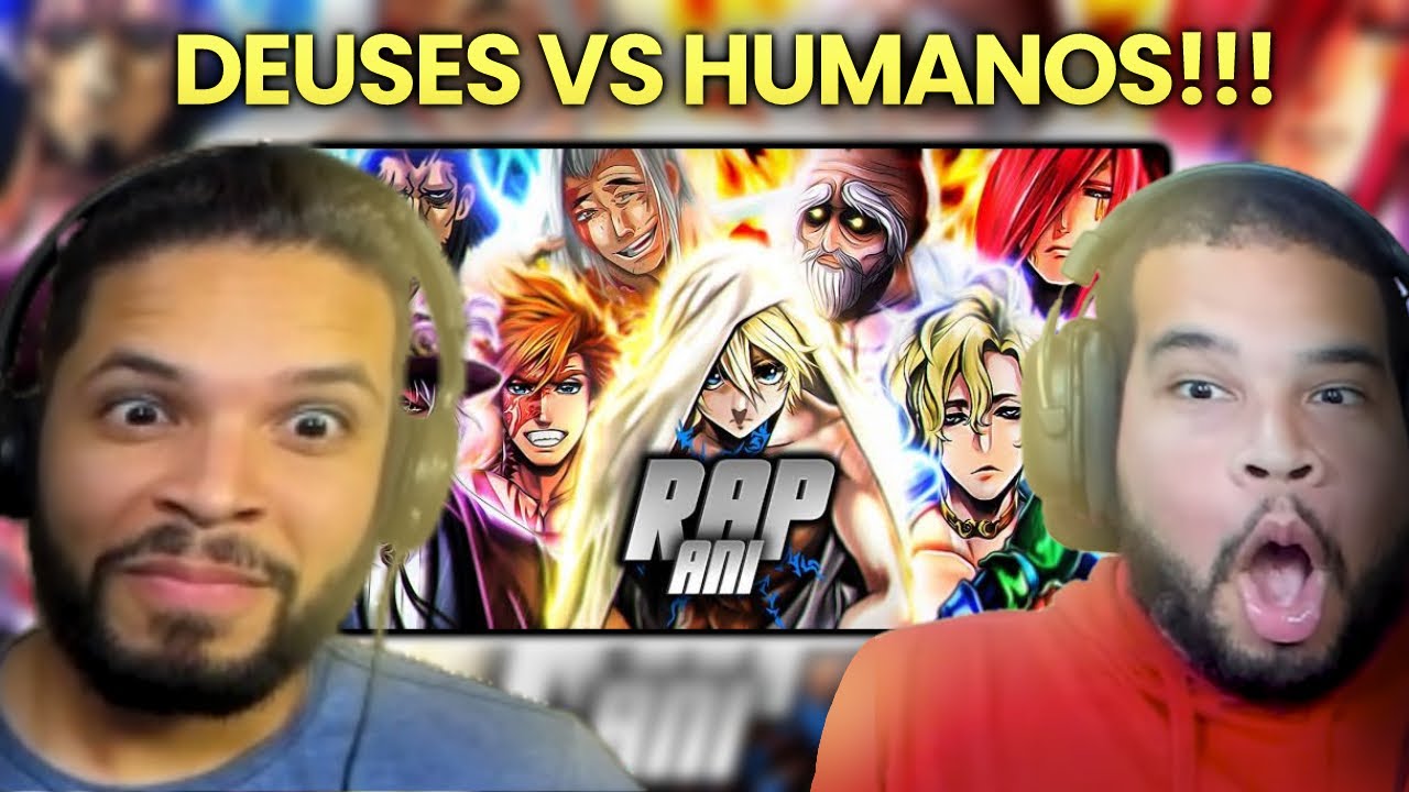 DUELO DE TITÃS? | React RAGNAROK - Deuses VS Humanos (AniRap)