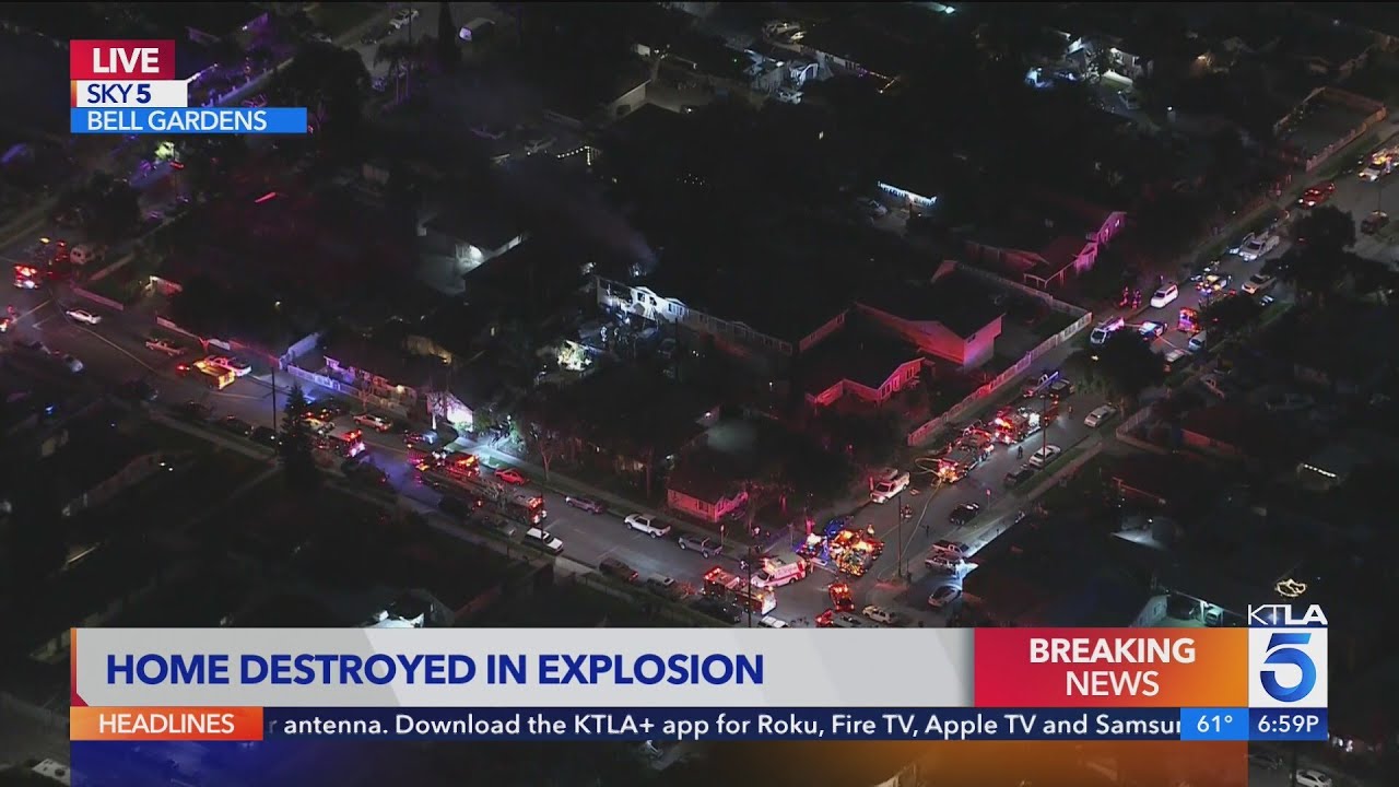 Explosion, fire reported in Southern California