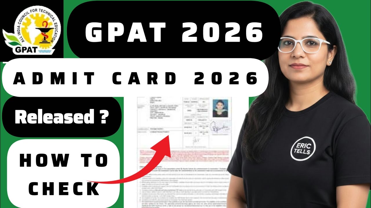 gpat admit card 2026 | gpat hall ticket 2026