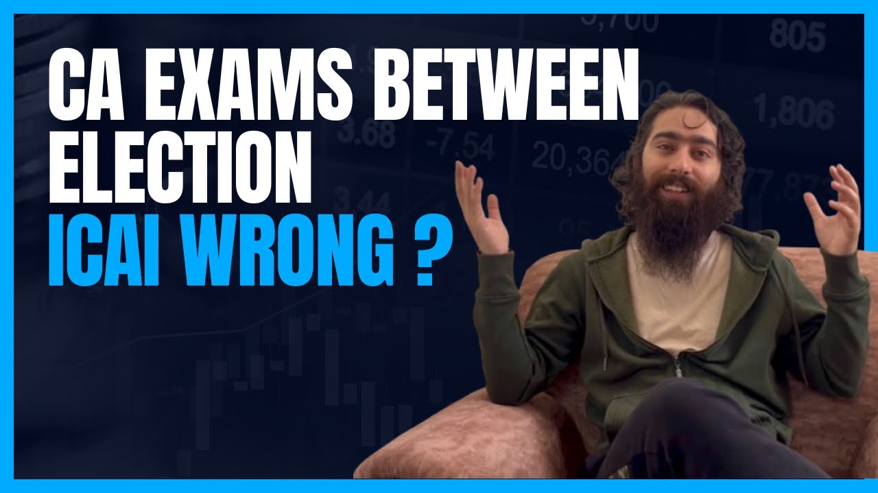 CA Exams date between Lok Sabha Election 🇮🇳 | Students should vote?