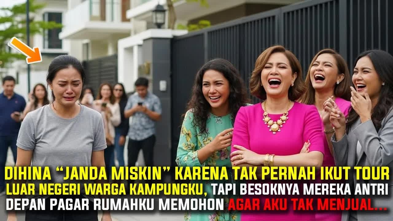 Dihina ＂Janda Miskin＂ Saat Rapat Warga, Aku Diam Saja - Tapi Besoknya Mereka Antri Depan Pagarku