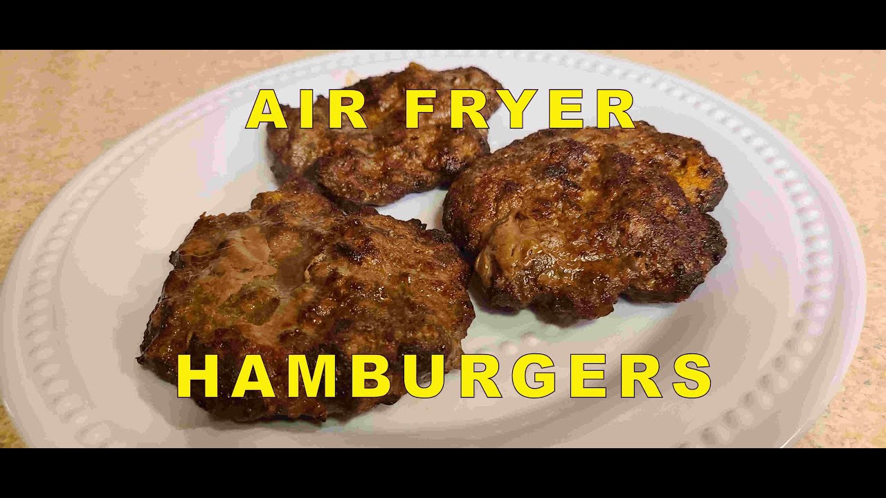 Master Air Fryer Hamburgers in Minutes!