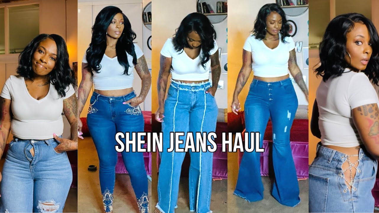SHEIN PLUS AND MIDSIZE BLUE JEAN  HAUL PART 1 | DECEMBER 2022