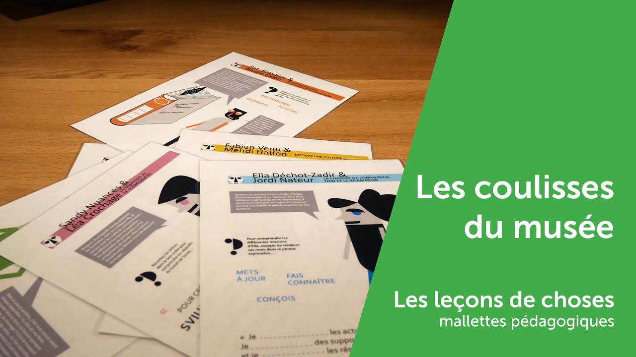 Les coulisses du musée - Mallette pédagogique pour les 14-16 ans 