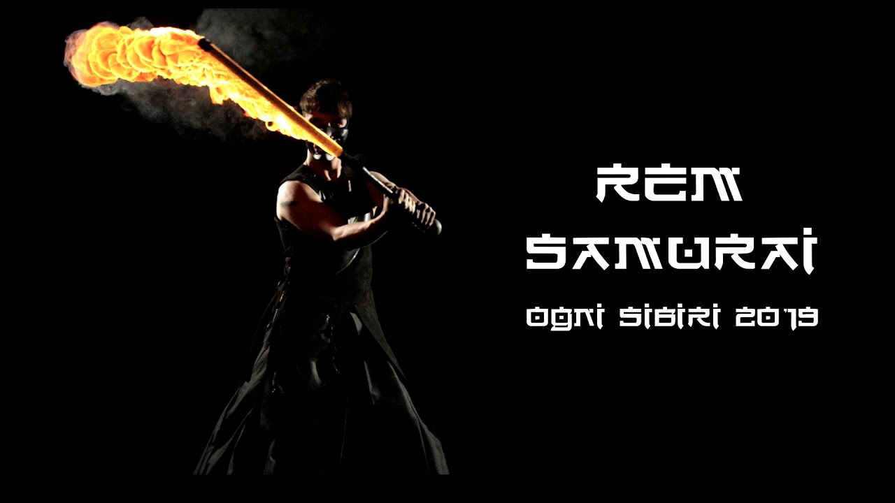 Rem - Samurai - Fire Fans and Sword Performance at Ogni Sibiri '19