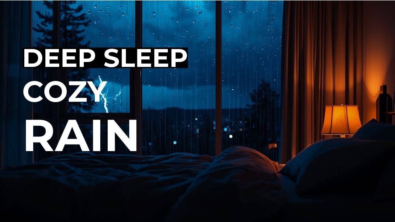 Rain on Window for Deep Sleep 🌧 Stress Relief & Cozy Night Ambience (30 Minutes)