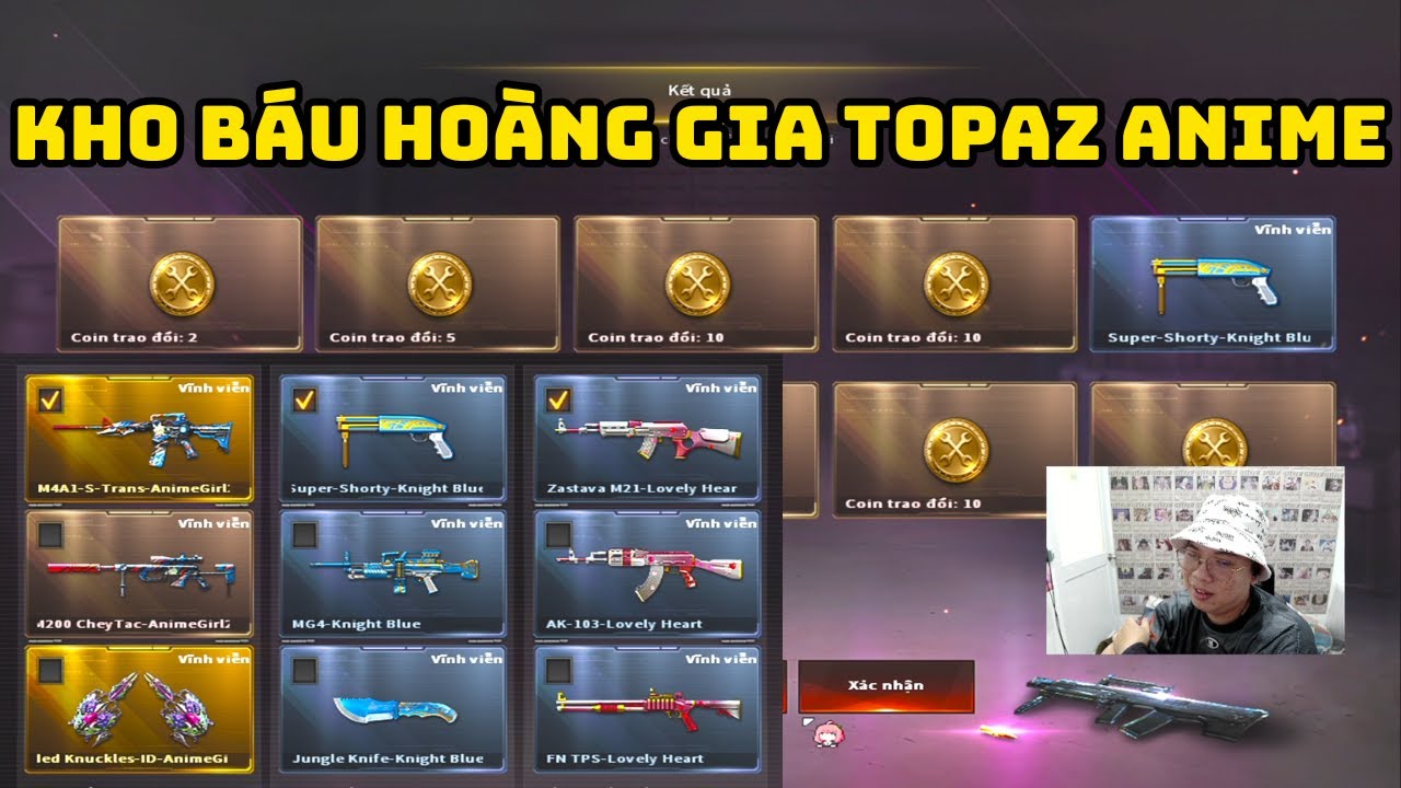 [ Đột Kích Crossfire ] Kho Báu Hoàng Gia Topaz Anime - Tuấn Thạch Sùng