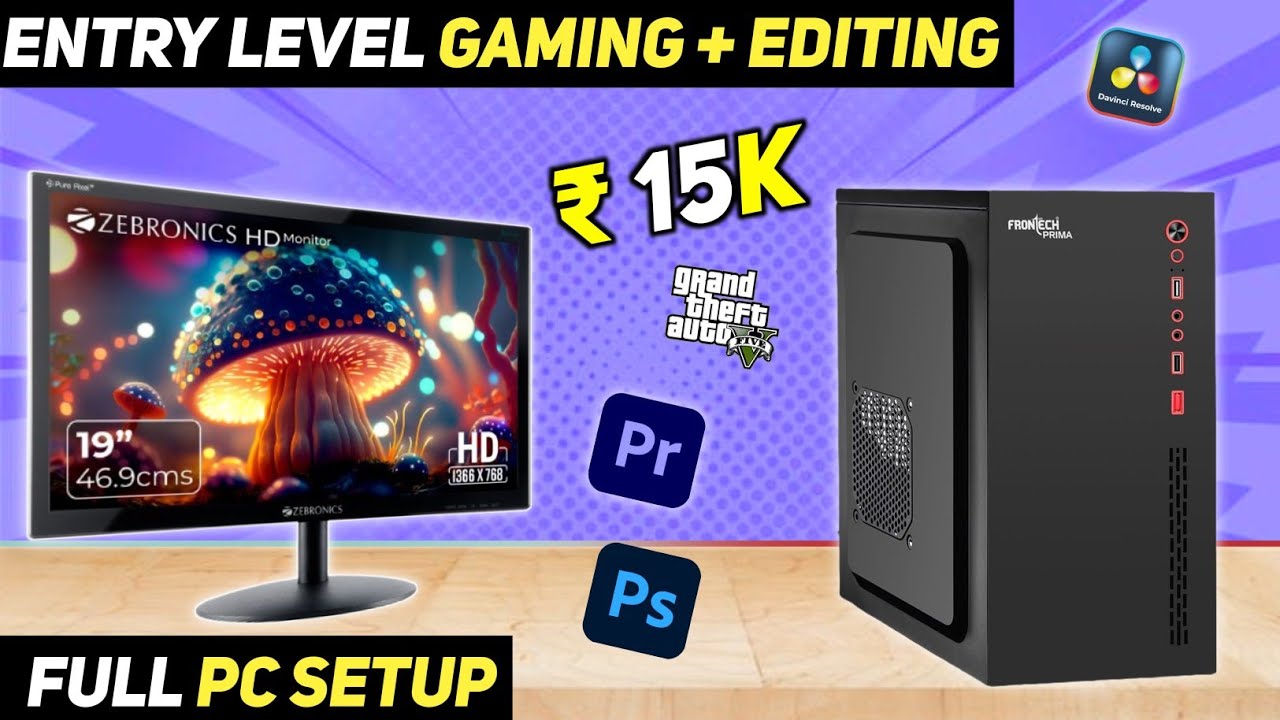 Best Budget Gaming & 1080p Video Editing Pc Build Under 15k || 15k Pc Build With Intel Core i7 