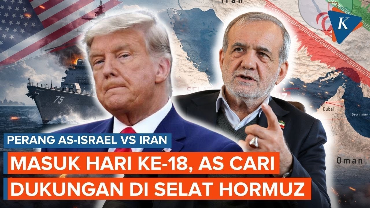 Hari ke-18 Perang AS-Israel Vs Iran: AS Desak Bantuan Sekutu, Iran Terus Siapkan Serangan Balasan