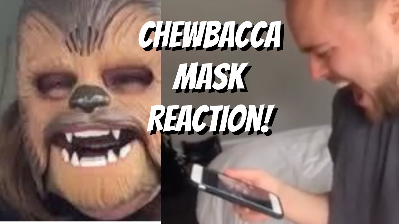 AWESOME Laughing Chewbacca Mask Lady - Reaction - Skip to 1:15
