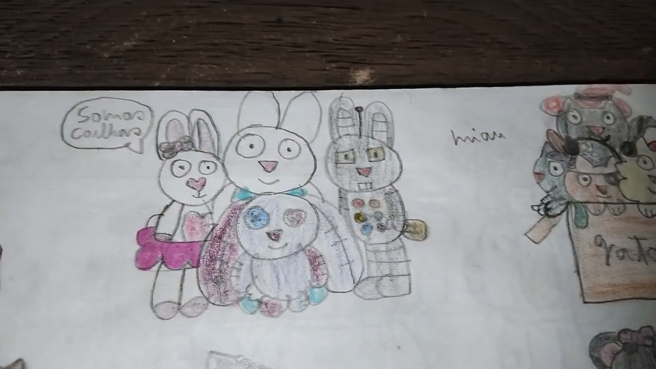 Os personagens que eu criei na infância (pre-adolescência)