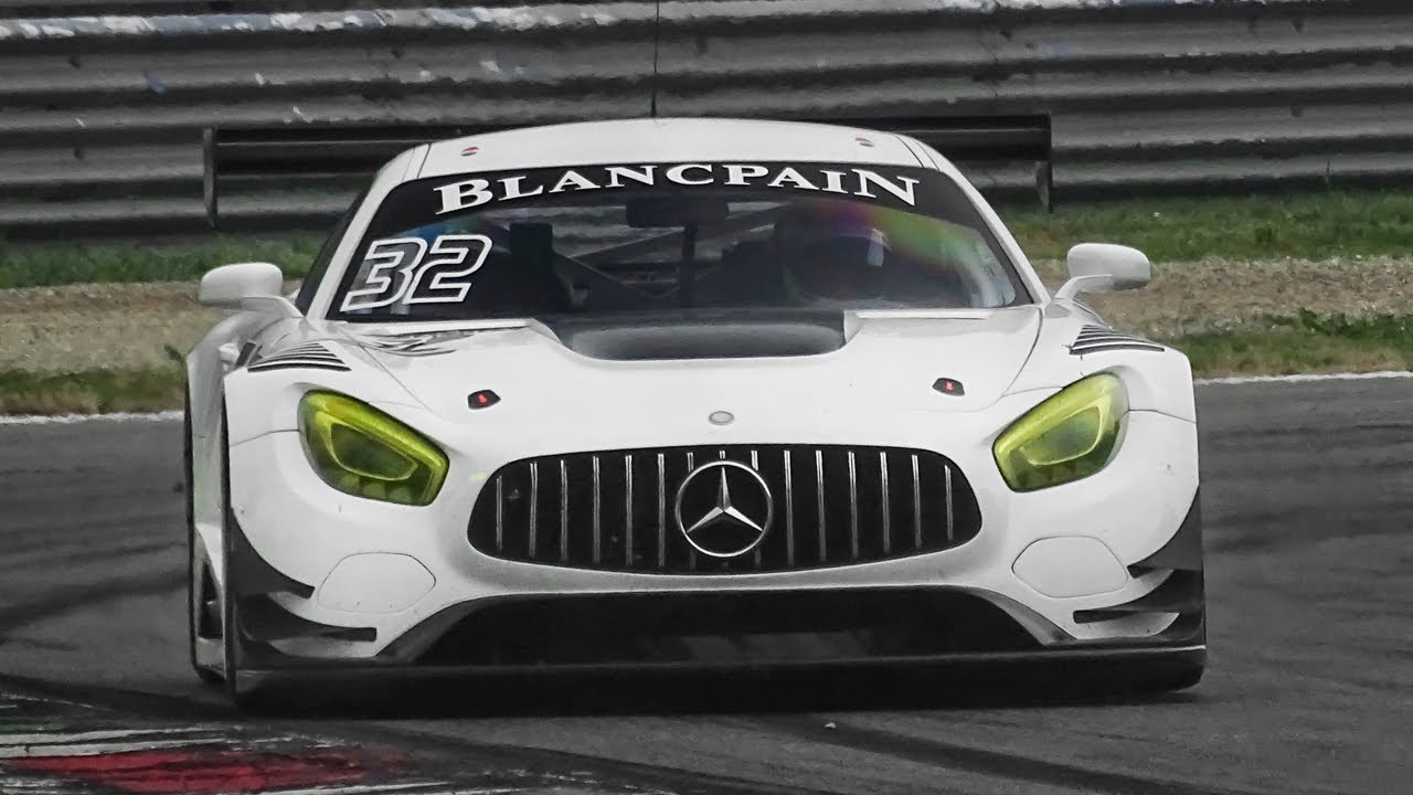 Mercedes AMG GT3 Sound Testing on Track!