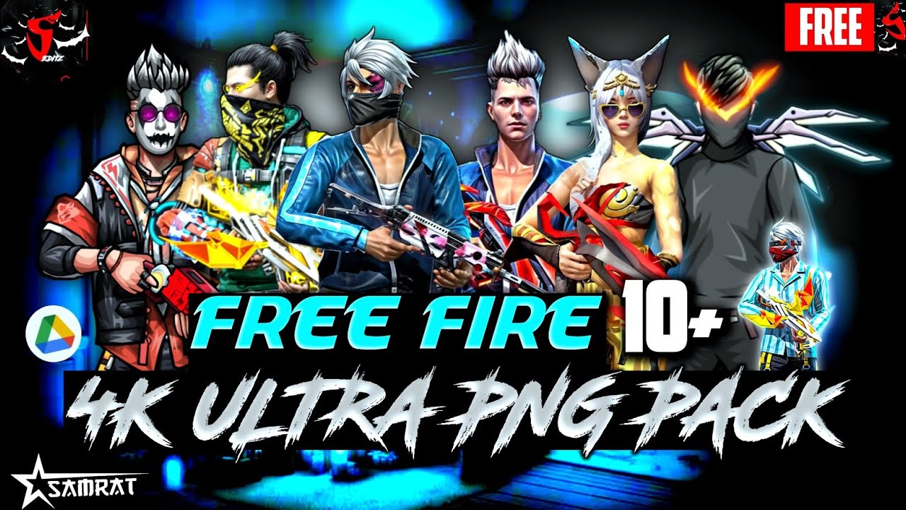 FREE FIRE CHARACTER PNG PACK 💦🍑 FREE FIRE 4K RENDER PNG PACK ⚪ || FF PNG PACK #freefire #FF4K #PNG