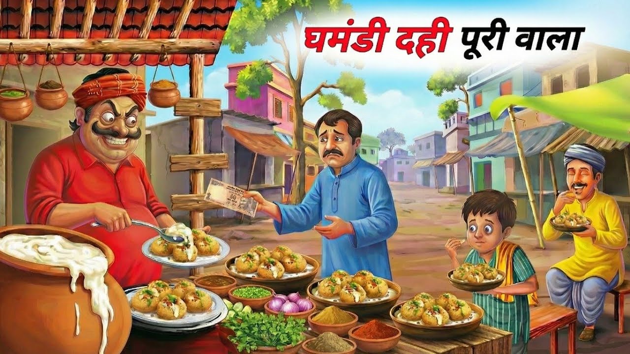 घमंडी दही पूरी वाला | Street Food | The proud Dahi Puri seller | Hindi story | Hindi kahaniyan