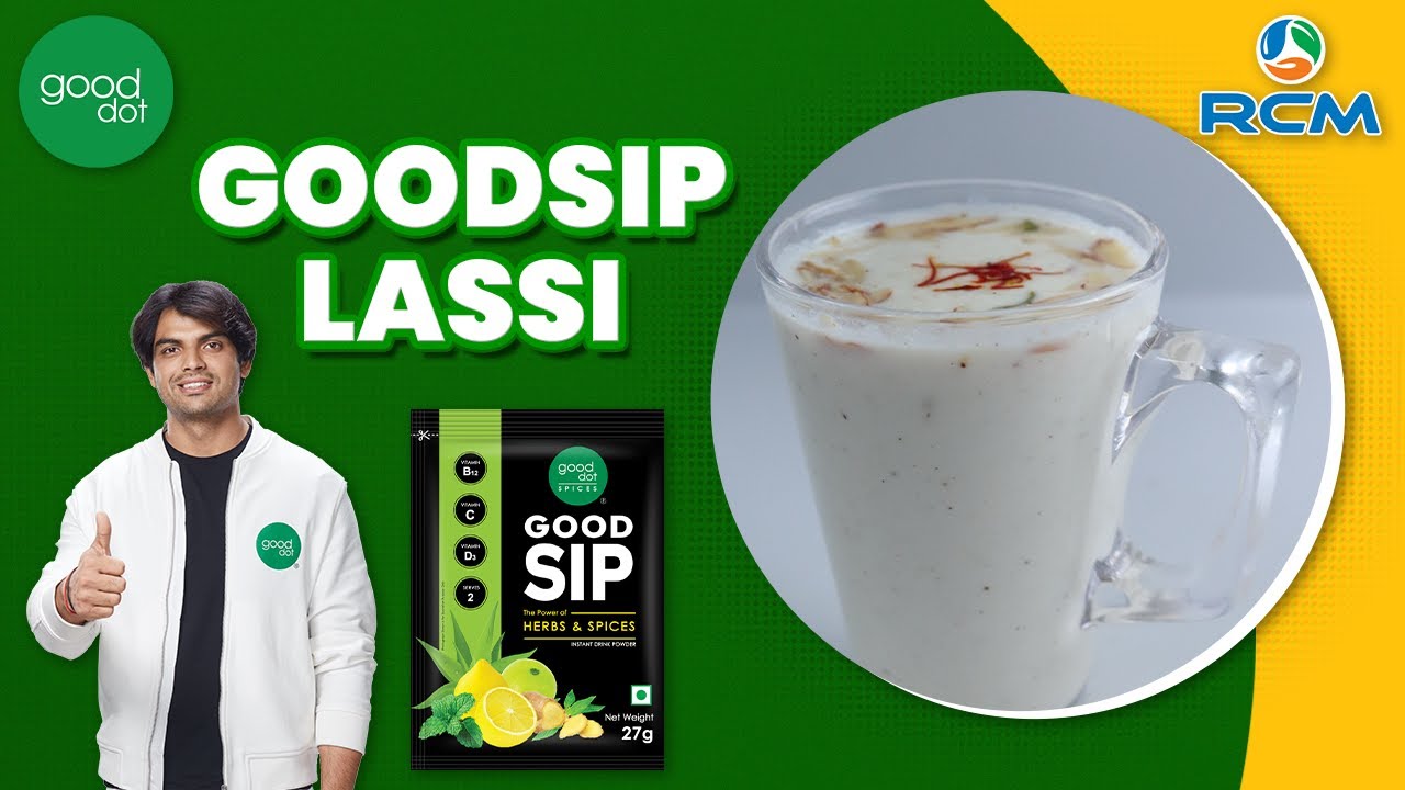 GoodSip Lassi | Energy Drink | Loaded with Vitamins | B12, D2, C | All Season Drink|