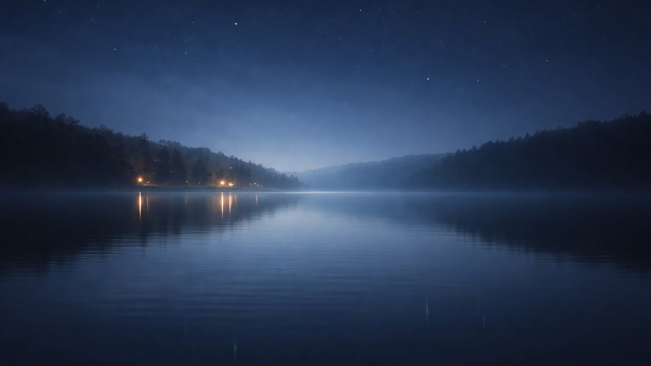 30 Minutes of Quiet Night Reflection 🌙 | Deep Visual Calm & Room Tone