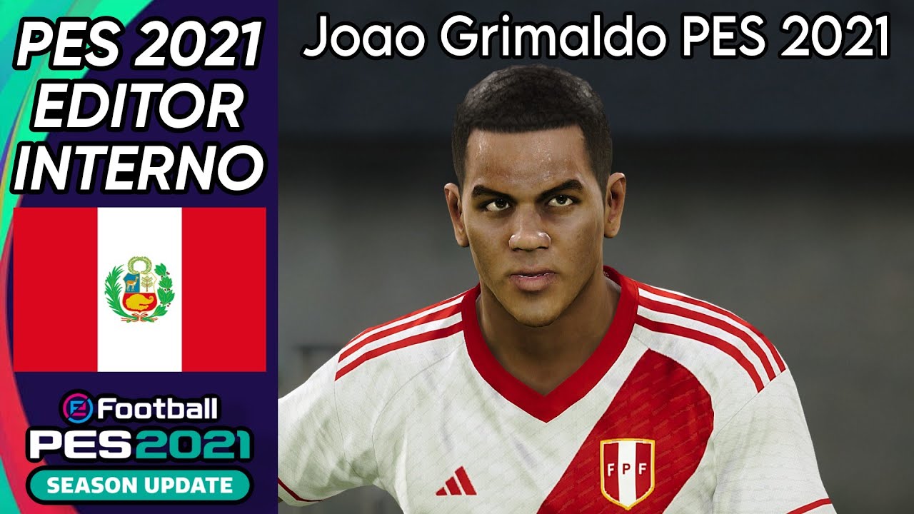 Joao Grimaldo (Sporting Cristal - Perú) en Pes 2021 | Efootball PES faces and stats.