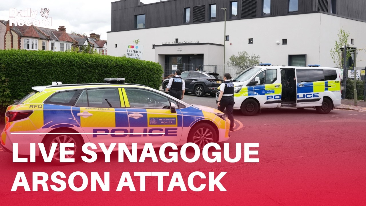 LIVE | Two wanted after attempted arson attack at north London synagogue