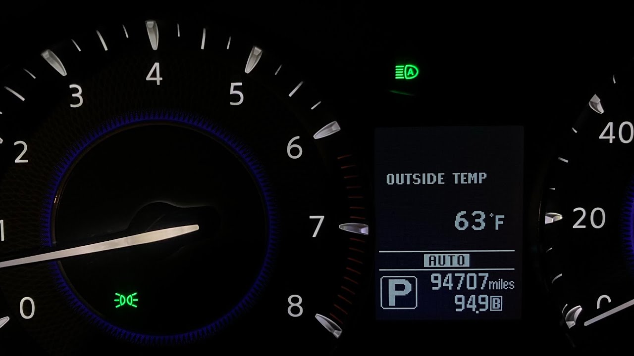 Automatic High Beams “High Beam Assist” in Infiniti QX80.