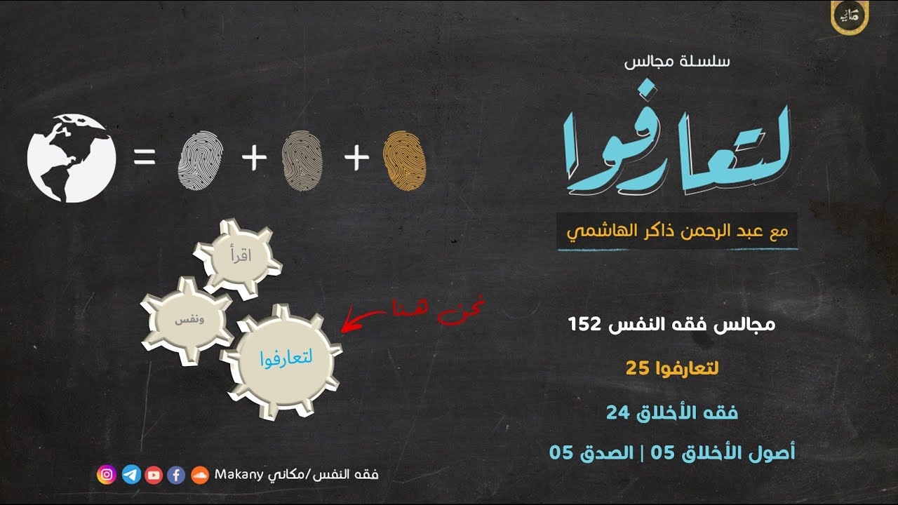 مجالس فقه النفس 152 | لتعارفوا 25 | فقه الأخلاق 24 | أصول الأخلاق 05 | الصدق 05 | مخادعات